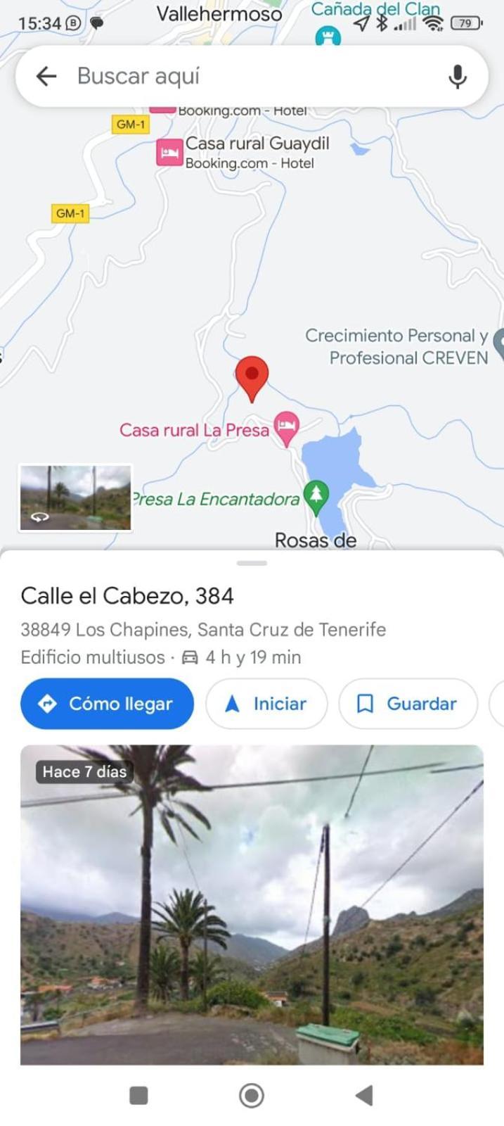 El Cabezo Valle Hermoso Vallehermoso Exteriér fotografie